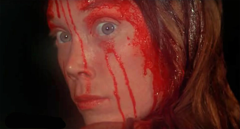 carrie car flip close up