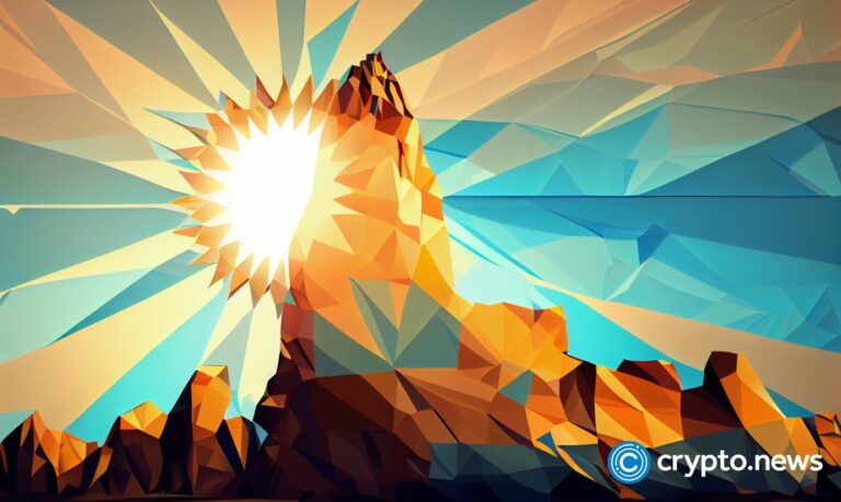 crypto news Argentina bright light low poly sty