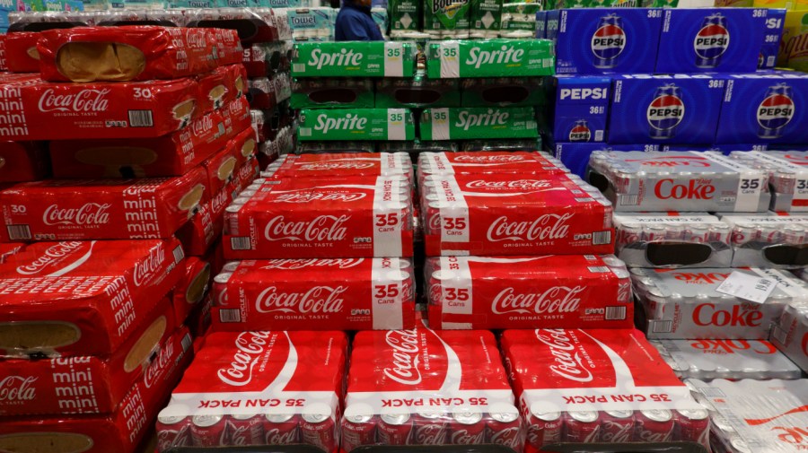 soda pepsi coca cola 03112025 GettyImages 2206403631